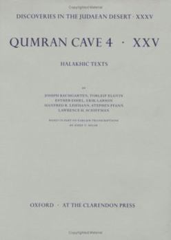 Qumran Cave 4-XXXV: Halakhic Texts (Discoveries in the Judaean Desert)