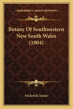 Paperback Botany Of Southwestern New South Wales (1904) Book