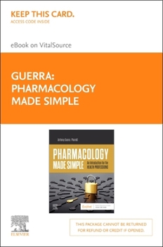 Printed Access Code Pharmacology Made Simple - Elsevier E-Book on Vitalsource (Retail Access Card): Pharmacology Made Simple - Elsevier E-Book on Vitalsource (Retail Acce Book