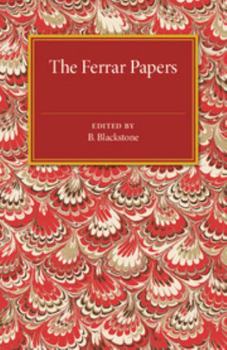 Paperback The Ferrar Papers Book