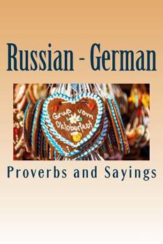 Paperback Russian - German Proverbs and Sayings [Russian] Book