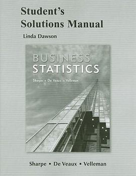 Paperback Business Statistics, Student's Solutions Manual Book