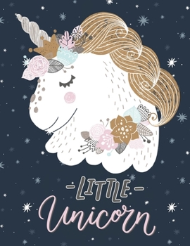 Little Unicorn : Unicorn Sketchbook For Girls - Blank Unlined Notebook 8.5 x 11 inches: Sketchbook for a 8 9 10 11 12 13 14 year old girl boys teens ... journal and notebook christmas xmas gifts