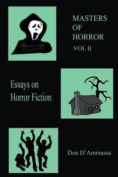 Paperback Masters of Horror: Volume Two: More Essays on Horror Fiction Book