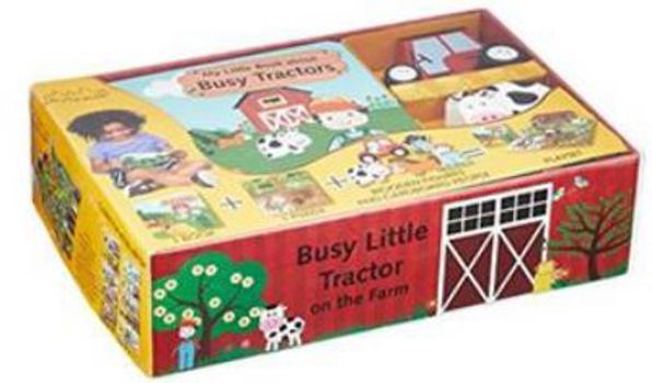 Hardcover Busy Little Tractor Book