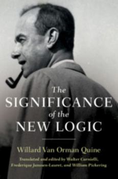 Hardcover The Significance of the New Logic Book