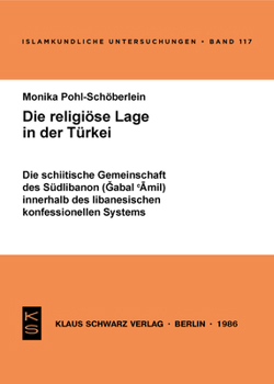 Paperback Die Schiitische Gemeinschaft Des Südlibanon (Gabal 'Amil) Innerhalb Des Libanesischen Konfessionellen Systems [German] Book