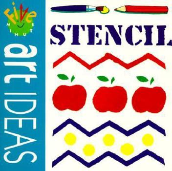 Paperback Five Minute Art Stencil Book