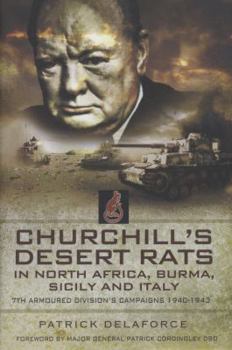 Paperback Churchill's Desert Rats in North Africa, Burma, Sicily and Italy Book