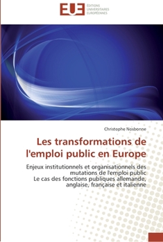 Paperback Les transformations de l'emploi public en europe [French] Book