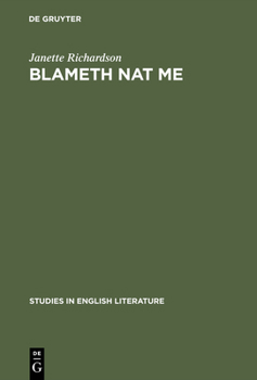 Hardcover Blameth Nat Me: A Study of Imagery in Chaucer's Fabliaux Book