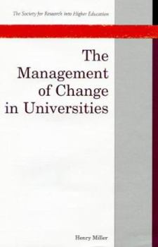 Hardcover Managmt Change in Universities CL Book