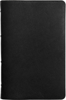 Leather Bound ESV Heirloom Bible, Alpha Edition (Goatskin, Black) Book