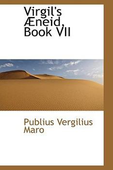Hardcover Virgil's Neid, Book VII Book