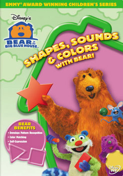 DVD Bear In The Big Blue House: Shapes, Sounds & Colors with Bear! Book