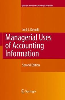Hardcover Managerial Uses of Accounting Information Book