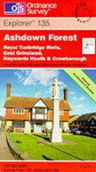 Map ASHDOWN FOREST 1/25 000 (Explorer Maps) Book