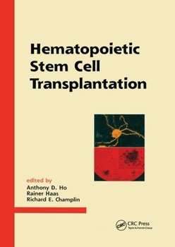 Paperback Hematopoietic Stem Cell Transplantation Book