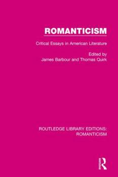 Paperback Romanticism: Critical Essays in American Literature Book