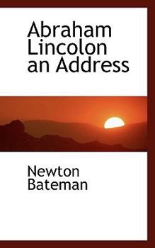 Paperback Abraham Lincolon an Address Book