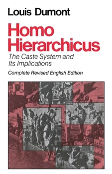 Paperback Homo Hierarchicus: The Caste System and Its Implications Book