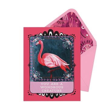Misc. Flamingo Friendship Card Book