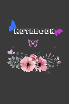 Paperback flower notebook nice gift Book