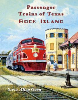 Hardcover Passenger Trains of Texas: Rock Island Book