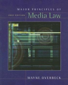 Paperback Major Principles of Media Law Book