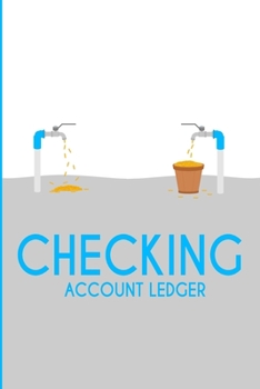 Paperback Checking Account Ledger: 6 Column Payment Record, Checkbook, Checking Account Balance, checkbook ledger Book