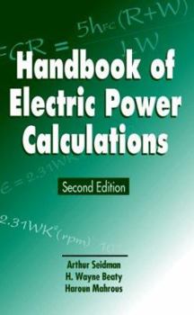 Hardcover Handbook of Electric Power Calculations Book