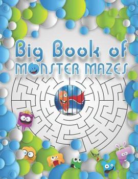 Paperback Big Book of Monster Mazes Book