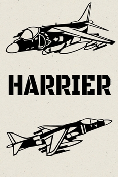 Harrier: Lined Journal Notebook for Aviation Enthusiasts