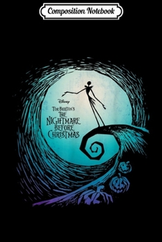 Paperback Composition Notebook: Disney Nightmare Before Christmas Jack Movie Logo Journal/Notebook Blank Lined Ruled 6x9 100 Pages Book