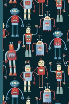 Paperback Weekly Planner: A Week to View Diary and Organizer - Sunday Start with Vintage Retro Robot Cover Art Book