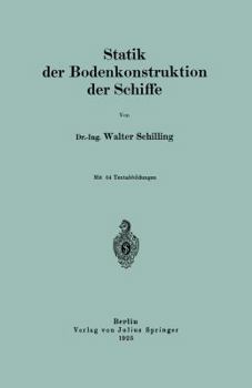 Paperback Statik Der Bodenkonstruktion Der Schiffe [German] Book