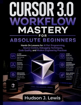 Paperback Cursor 3.0 Workflow Mastery for Absolute Beginners: Hands On Lessons for AI Pair Programming, Source Control, Debugging Techniques, Code Quality, and Book