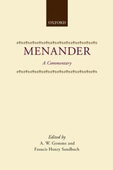 Hardcover Menander: A Commentary: A Commentary Book