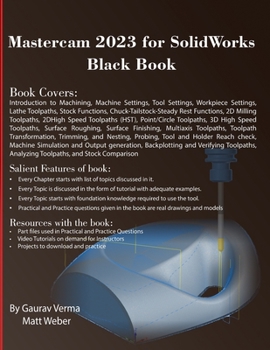 Paperback Mastercam 2023 for SolidWorks Black Book