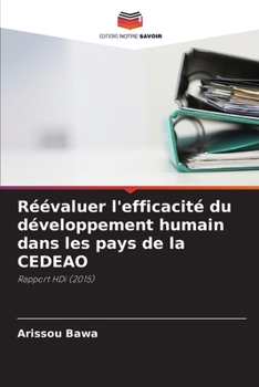 Paperback Réévaluer l'efficacité du développement humain dans les pays de la CEDEAO [French] Book