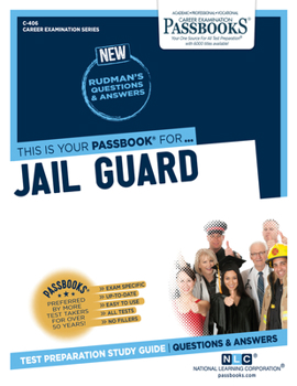 Paperback Jail Guard (C-406): Passbooks Study Guidevolume 406 Book