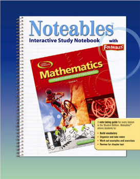 Paperback Mathematics: Applications and Concepts, Course 1, Noteables: Interactive Study Notebook with Foldables (MATH APPLIC & CONN CRSE) Book