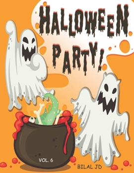 Happy Halloween Coloring Book for Kids Ages 4-8: Spooky Coloring Book