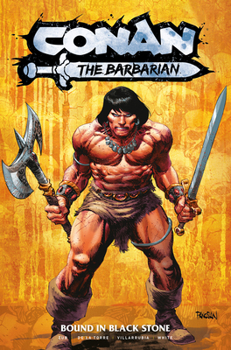 Paperback Conan the Barbarian: Bound in Black Stone Vol.1 Book