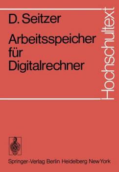 Paperback Arbeitsspeicher Für Digitalrechner [German] Book