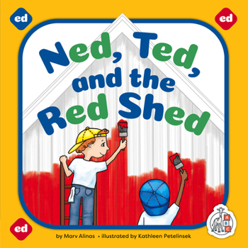 Library Binding Ned, Ted, and the Red Shed Book