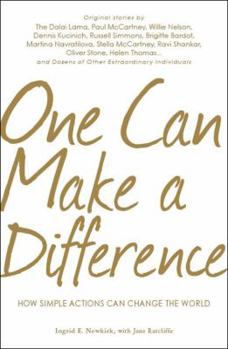 Hardcover One Can Make a Difference: How Simple Actions Can Change the World Book