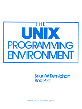 Paperback The Unix Programming Environment Book