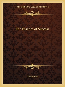 Paperback The Essence of Success Book