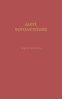 Hardcover Saint Bonaventure Book